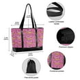 thumbnail image 2 of FORMRS Laptop Tote Bag for Women with 15.6" Computer Compartments Handbag, Pink Doughnuts, 2 of 7