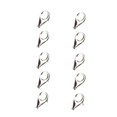 thumbnail image 1 of Jumpingount 10 Uds. Broche de pellizco plateado resistente ligero fácil de combinar colgante conector pequeño a prueba de herrumbre hebilla pestillo Ropa, zapatos y accesorios Miscelánea 7 mm Jumpingount AP017288-01, 1 of 1
