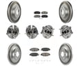 thumbnail image 1 of Transit Auto Front Rear Hub Bearing Assembly Coated Disc Brake Rotor and Semi-Metallic Pad Kit (10Pc) for Car 2015 Mazda CX-5 AWD with Electric Parking - Left Right (Driver Passenger) KBB-121829, 1 of 2