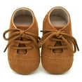 thumbnail image 1 of Toddler Baby Boys Girls Soft Sole Moccasins Lace-up Infant Toddler Shoes Sneaker, 1 of 7