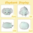 thumbnail image 3 of Kiddopark 8 inch Cute Elephant Squishy Plush Hugging Pillow,Super Soft Cartoon Stuffed Animal Toy Gifts for Bedding, 3 of 4