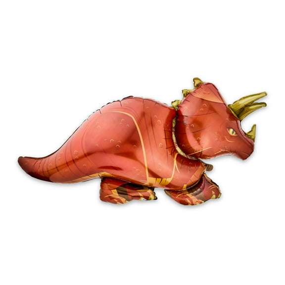 24" Red Triceratops Balloon, by Way To Celebrate