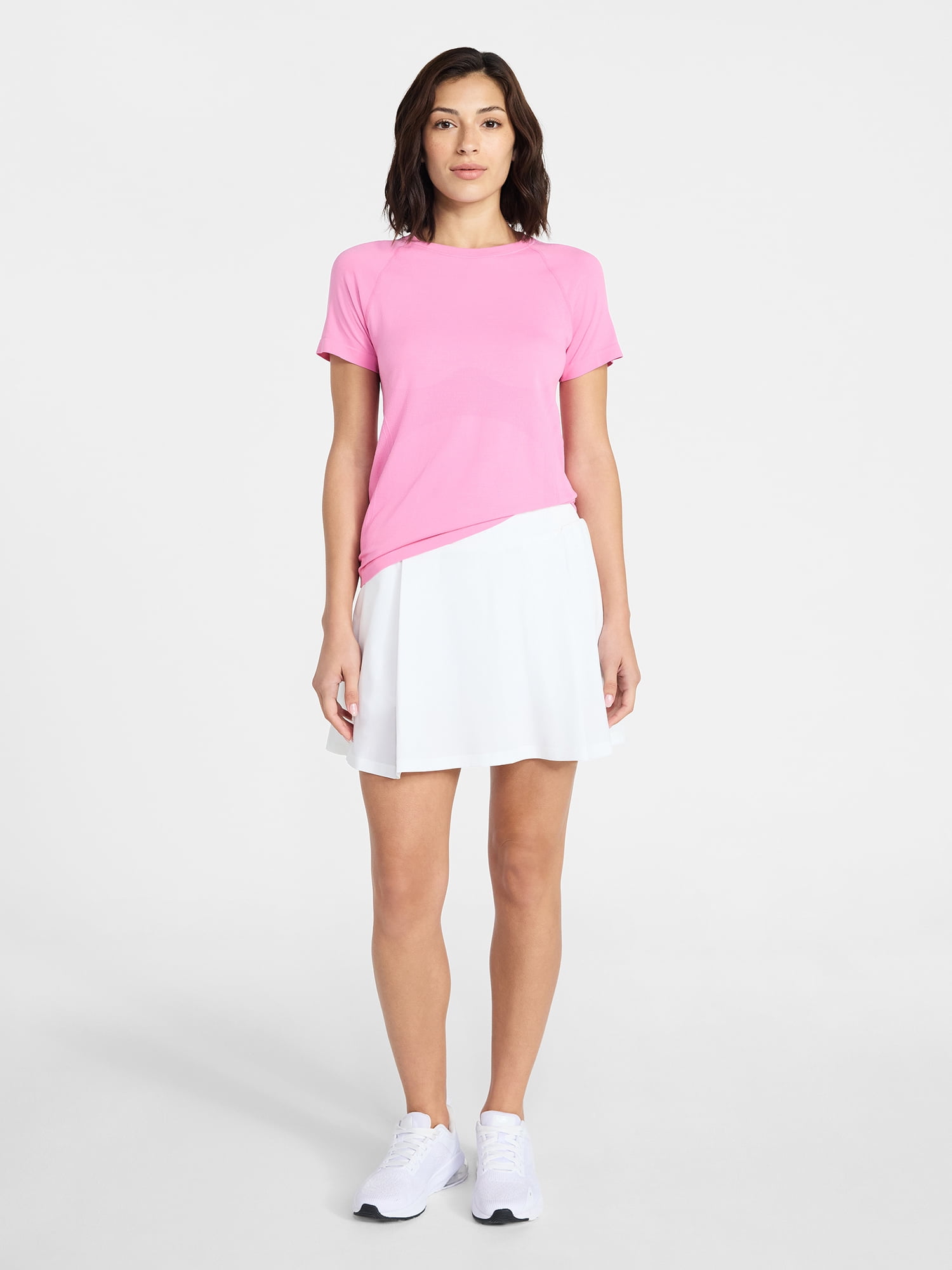 Avia Women's Seamless Tee with Short Sleeves, Sizes XS-XXXL