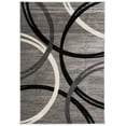 thumbnail image 1 of Rugshop Modern Wavy Circles Desing Area Rug 5' 3" x 7' 3" Gray, 1 of 4