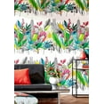 thumbnail image 3 of ohpopsi Sierra Multicolor Urban Tropic Wallpaper, 19.7-in by 33-ft, 54.18 sq. ft., 3 of 3