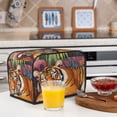 thumbnail image 5 of Toaster Covers 2 Slice, Sleeping Tiger On Couch Waterproof Bread Machine Cover Fits for Standard 2 Slice Toasters, Home Decor Toaster Protection with Hanging Rope, 5 of 7