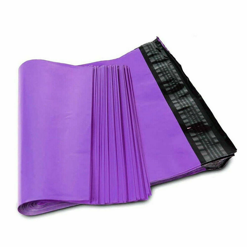10x13 Purple Poly Mailers Shipping Envelopes Self Sealing Plastic Mailing Bags 
