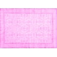 thumbnail image 1 of Ahgly Company Indoor Rectangle Abstract Pink Contemporary Area Rugs, 4' x 6', 1 of 4