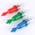 thumbnail image 4 of Wosthever Luces LED portátiles para peces bajo el agua, encendido/apagado automático, resistente al agua, lámparas de señuelo sumergibles de caída Pescar Rojo Wosthever OD023407-03B, 4 of 6