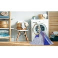 thumbnail image 2 of Ahgly Company Machine Washable Indoor Rectangle Transitional Heavenly Blue Area Rugs, 7' x 9', 2 of 7