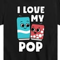 thumbnail image 3 of Instant Message - I Love My Pop - Toddler & Youth Short Sleeve Graphic T-Shirt, 3 of 6