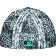 thumbnail image 4 of Men's New Era Black Seattle Mariners Sands 59FIFTY Fitted Hat, 4 of 6