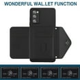 thumbnail image 6 of Allytech Galaxy S20 FE 5G/ S20 Lite Wallet Case with Hand Wrist, Back Cover Cards Slots Holder Luxury PU Leather Shockproof Anti-Scratch Bumper Phone Case for Samsung Galaxy S20 FE 5G/ S20 Lite, Black, 6 of 8