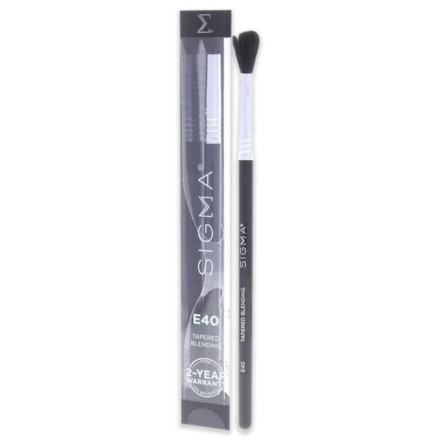 SIGMA Beauty Cepillar Brocha cónica para difuminar - E40 Black-Chrome 1Pc SIGMA Beauty SIGMA Beauty Cepillar 1Pc