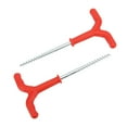 thumbnail image 2 of Senjay Ice Fishing Screw Rod Stand Y Shape Screw Threads Ground Anchor Holder Rest Rack Pole Pegs,Ice Fishing Screw Rod Stand,Outdoor Camping Tent Stakes Rod Stand, 2 of 8
