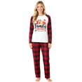 thumbnail image 4 of Lvotionpl 2026 Family Matching Christmas Pajamas Set, Christmas PJs for Men Women s, Long Sleeve Tops and Pants, Holiday Family Sleepwear, Xmas Pajama Sets, 4 of 5