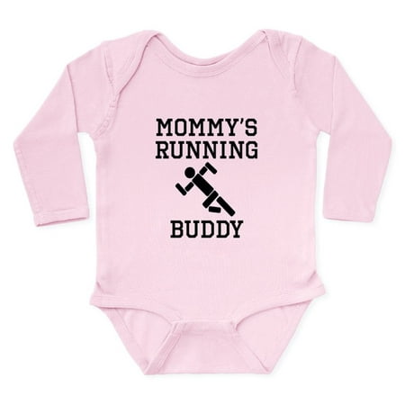

CafePress - Mommys Running Buddy Body Suit - Long Sleeve Infant Bodysuit