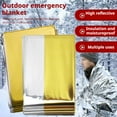 thumbnail image 4 of SharkTRUE High-Reflective Aluminum Film Emergency Blanket: Ultra-Light, Waterproof, Multifunctional Safety Gear, 4 of 8