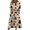 Khaki(Halloween Pumpkin), variant on Halloween Womens Summer Dresses Novelty Halloween Party Graphic Cocktail Dresses Short Sleeve Trendy Loose Fit Flowy Midi Halloween Costumes Dresses Red M