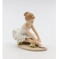 thumbnail image 3 of Cosmos Gifts 20865 Bailarina en figura de cerámica blanca, 3-7/8 pulgadas, 3 of 5