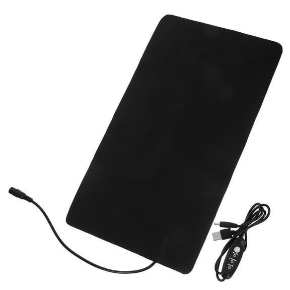 ELAYARD USB Powered Heating Pad for Seeds with Adjustable Temperature, Black PU Alloy, Seed Germination Heat Mat