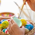 thumbnail image 5 of Kjfeif Mini Unfinished Wooden Easter Eggs, 2.36 Inch Unpainted Artificial Eggs for DIY Painting Crafts, Blanks for Decorating and Spring Projects, 5 of 5