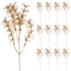 thumbnail image 5 of 12 piezas de púas para plantas navideñas, arreglos de coronas, púas artificiales con purpurina, centro de mesa, 5 of 6