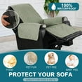 thumbnail image 3 of 100% Waterproof & Non-Slip Power Lift Recliner Cover Slipcover for Power Lift Recliner Chairs for Elderly,Kids,Dog (28", Green), 3 of 6