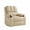 Beige, variant on TEQIN Manul Recliner Chair, Small Recliners for Small Spaces, 22" W Reclining Chair, PU Leather Sofa Chair with Cup Holders and Side Pockets, Overstuffed Recliner Chairs for Home Office