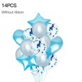 thumbnail image 4 of Ounissouiy 14 unidades/juego de globos de confeti, globos para fiesta de feliz cumpleaños, globos de helio de oro rosa, suministros para fiesta de Baby Kits de decoración para fiestas azul, 4 of 8