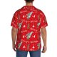 thumbnail image 3 of Balery Christmas Deer 1 Camisa Casual de Manga Corta con Botones para Hombre, Texturizada, Estilo Cubano, para Playa, Verano-3X-Large, 3 of 5