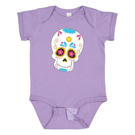 

Inktastic Sugar Skull Blue Gift Baby Boy or Baby Girl Bodysuit
