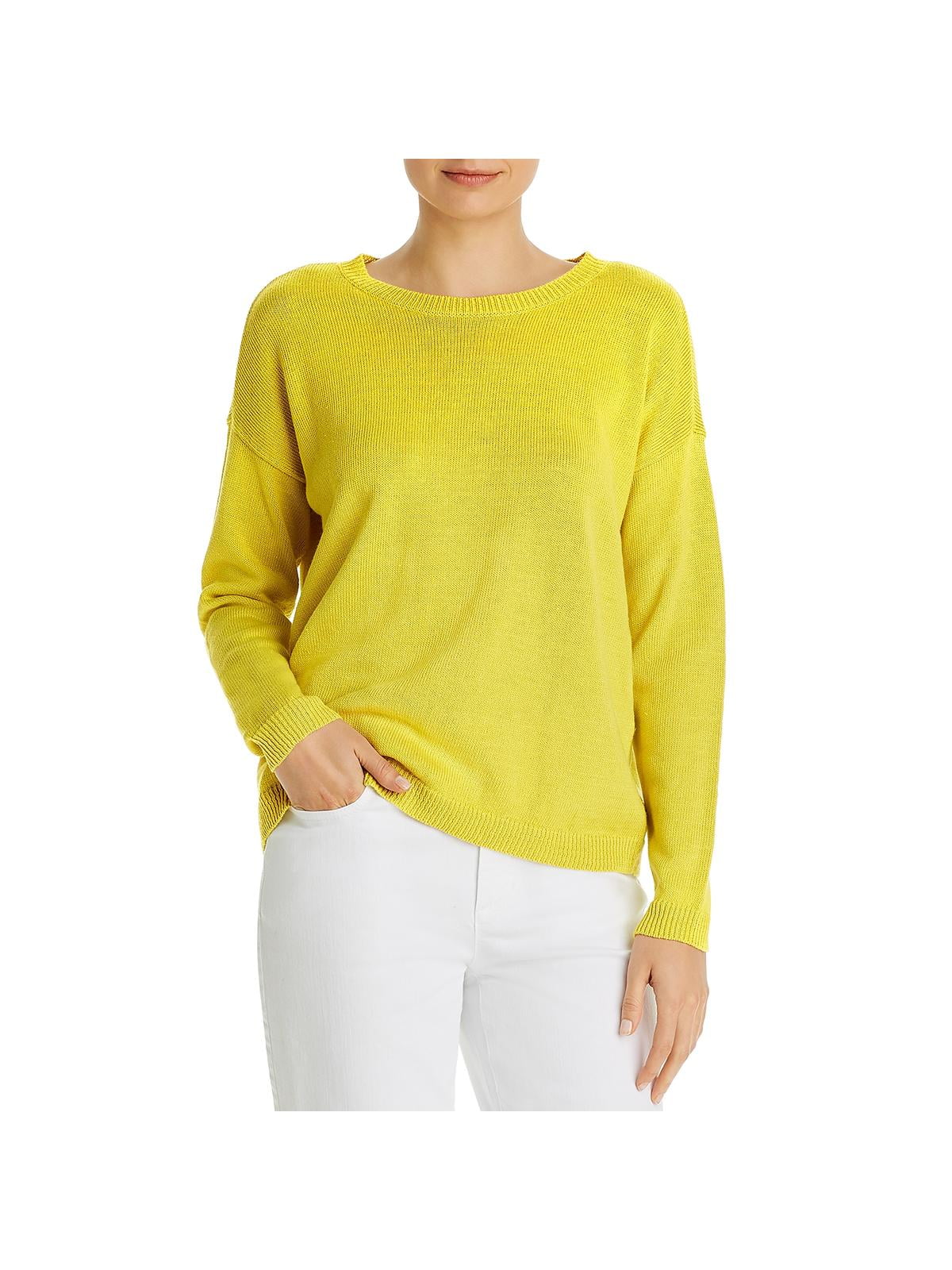 Eileen Fisher Womens Boxy Organic Linen 