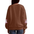 thumbnail image 5 of Godom Halloween Sweatshirts for Women Ghost Graphic Crewneck Long Sleeve Pullover Tops Loose Fit Soft Knit Ribbed Casual Fall Winter Outfits, 5 of 6