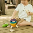 thumbnail image 4 of PlanToys® Wooden Stacking Rocket Toy for Toddlers | Montessori Educational STEM Learning Toy | Colorful Wooden Rocket Ship Stacker for Fine Motor Skills, Problem Solving, Preschool Gift, 4 of 4