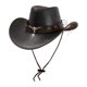 thumbnail image 3 of Accesorios de sombrero de vaquero occidental Sombrero de jazz para festival de música Escenario Actuación Playa Marrón oscuro, 3 of 8