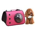 thumbnail image 3 of Bolsa para mascotas con portador de gato transparente con ventana de malla Rosado Yuyangstore transportín transparente para gatos, 3 of 8