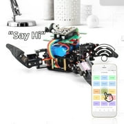 Quadruped Robot Kit , Open Source Programming Robot, App Remote Control, Walking Crawling Twisting Servo STEM Project,for Engineers, Geeks, Students