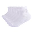 thumbnail image 1 of Calcetines Under Armour para niños, paquete múltiple, cuartos blancos, 4-6 EE. UU., 1 of 5