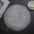 thumbnail image 2 of Diconna Sets de Table Creux Isolation Thermique Antidérapante Tapis de Table Ronds, 2 of 3