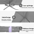 thumbnail image 7 of SDJPOI 2-3 Seater Porch Swing Replacement Cushion, Thicken 4" Waterproof Outdoor Bench Cushions with Backrest for Outdoor Furniture, 7 of 7