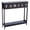 Family - Black, variant on Rustic Wood Console Table with Galvanized Family Sentiment