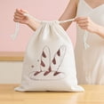 thumbnail image 6 of Reusable Cotton Bread Bag for Homemade Sourdough, Extra Large 15 x 12.3 Inch Storage Sack, Keeps Bakery Fresh Longer, Bread Pouch, 6 of 9
