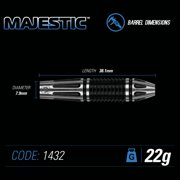 Winmau Majestic Steel Tip Darts 24g