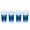 Blue, variant on Hot Sale! New! Dusknt Colored Wine Glasses, Acrylic Stemless Wine Glasses and Water Tumblers, Made of Shatterproof Plastic