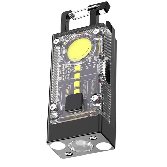 Linterna LED COB 500LM Solar Tipo-C USB Recargable 500mAh IPX4 Impermeable