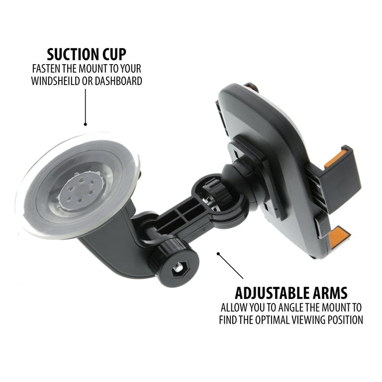 Armor All AMK3-0117-BLK Universal Suction Phone GPS Mount
