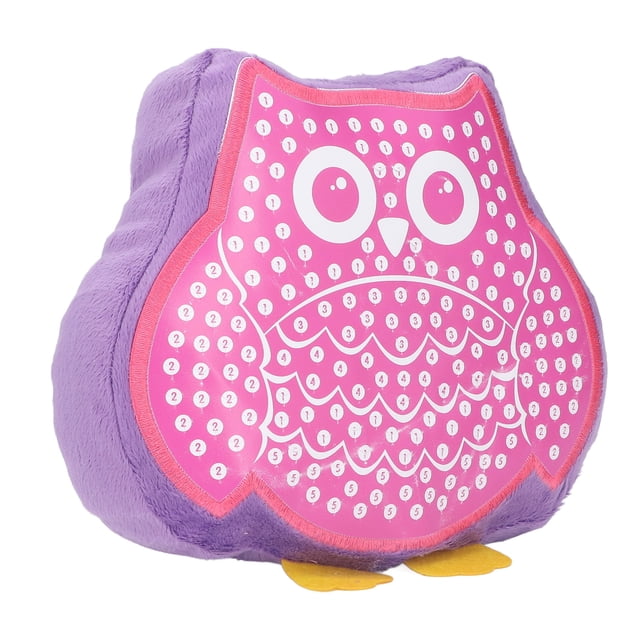Plush Craft DIY Animal Pillow, Animal Pillow Toys Bright Colors For Kids Owl 33788