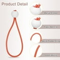 thumbnail image 3 of Cuerdas elásticas con bolas Uxcell de 6" 20 piezas cuerdas elásticas con bolas sujetadores de lona para tiendas de campaña Naranja Blanco, 3 of 7