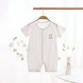 thumbnail image 2 of WRKEKC Baby Girl Romper, Baby Boy Jumpsuit, Toddler Baby Boys and Girls Summer Climbing Short Sleeve Cute Print Comfortable Fart Romper, 2 of 3